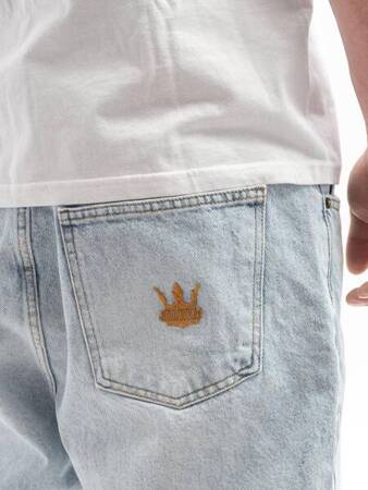 Krótkie Spodenki JIGA WEAR Jeans Light Blue 