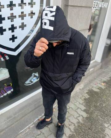 Kurtka Zimowa PROSTO Puff Anorak Black