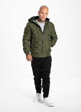 Kurtka zimowa Pit Bull Carver Quilted Hooded Olive