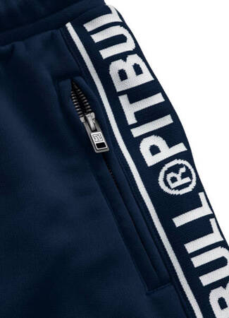 Spodnie Dresowe Pit Bull OLDSCHOOL TAPE Logo Navy