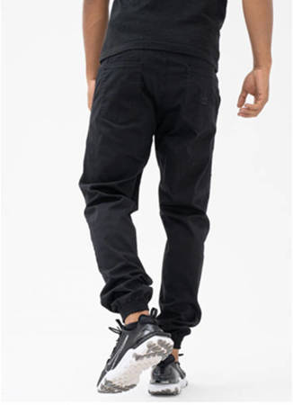 Spodnie Jigga Wear Jogger Crown Black/Black