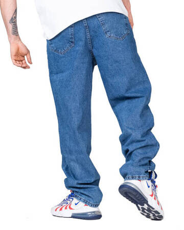 Spodnie New Bad Line Jeans Baggy Blue