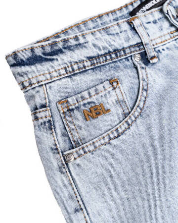 Spodnie New Bad Line Jeans Baggy Light Blue