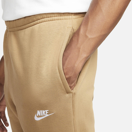 Spodnie Nike Sportswear CLUB JGGR FT (BV2671-258) DK DRIFTWOOD/DK DRIFTWOOD/WHITE