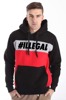 Bluza Illegal Hoody Red/Black 