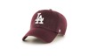 Czapka MLB Los Angeles Dodgers '47 Brand Clean up (B-RGW12GWS-KMB) Dark Maroon